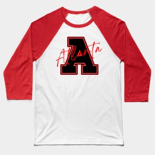 Atlanta Football Vintage Style Baseball T-Shirt